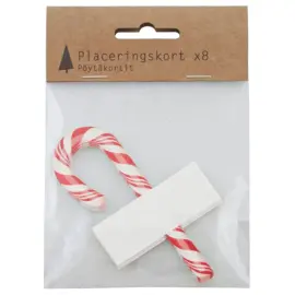 Paikkakortit Polkagris Karamellitankoaihe