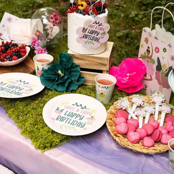 Pahvilautaset Fabulous Fairy 8 kpl