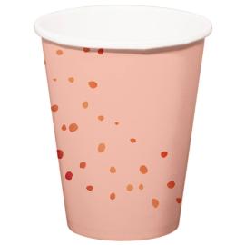 Pahvimukit Vaaleanpinkki & Ruusukulta