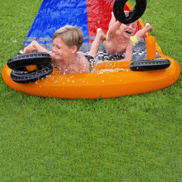 Vesiliukumäki Tupla Splashy Speedway