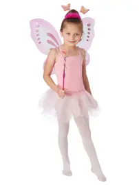 Perhonen Pukeutumissetti Vaaleanpunainen