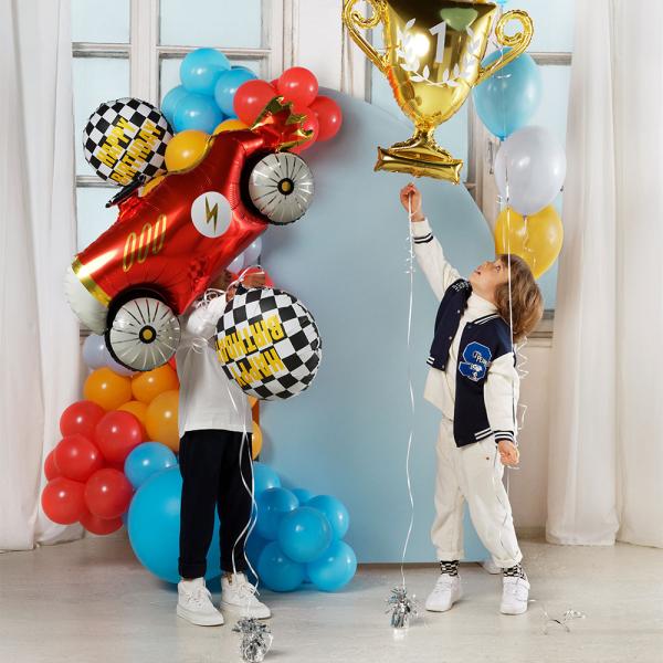 Happy Birthday Folioilmapallo Racing Lippu