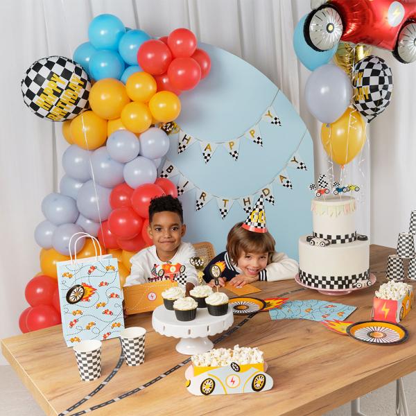 Happy Birthday Folioilmapallo Racing Lippu