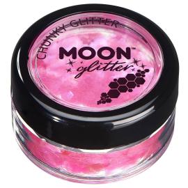 Moon Glitter Irisoiva Chunky Glitter Vaaleanpunainen