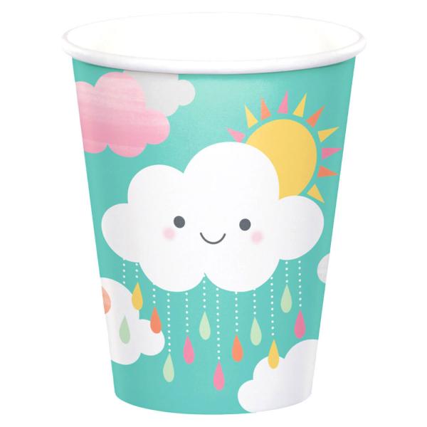 Pahvimukit Baby Shower Sunshine