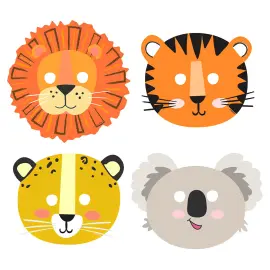 Pahvinaamiot Get Wild