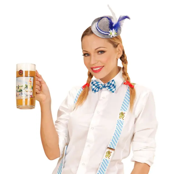 Pieni Oktoberfest Hattu Sininen