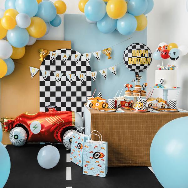 Happy Birthday Folioilmapallo Racing Lippu