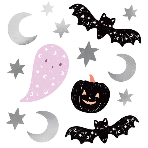 Halloween Seinätarroja 4 kpl