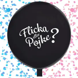 Flicka eller Pojke KonfettI-ilmapallo