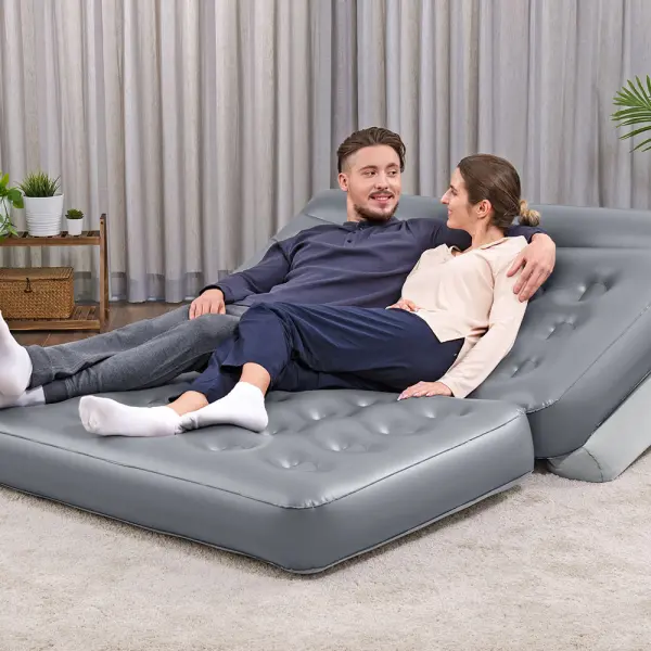 Puhallettava Sohva 3-in-1 Sisäänrakennetulla Ilmapumpulla Multi-Max
