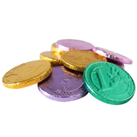 Värikkäitä Suklaakolikoita 1 kg