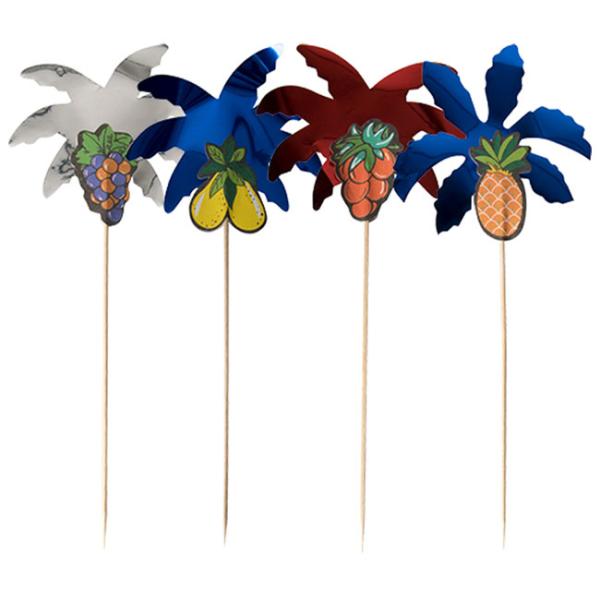 Cocktailtikut Palm Leaf 50-pakkaus