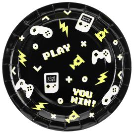 Gaming Pahvilautaset Musta 23 cm