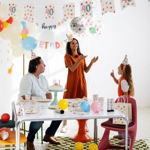 Happy Birthday Paperiservetit Tähdillä 20 kpl