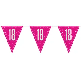 Lippuviirinauha 18 Vuotta Vaaleanpunan & Hopea