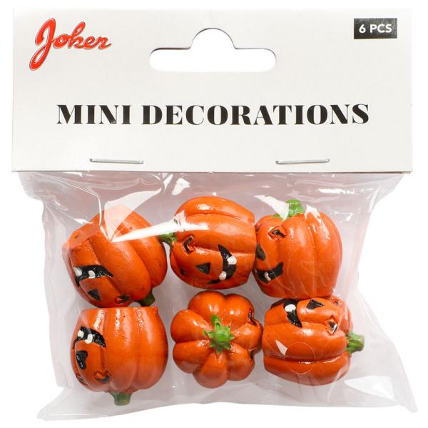 Mini Kurpitsa Halloween Koriste 6 kpl