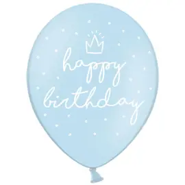 Syntymäpäivä Ilmapallot Happy Birthday Sininen