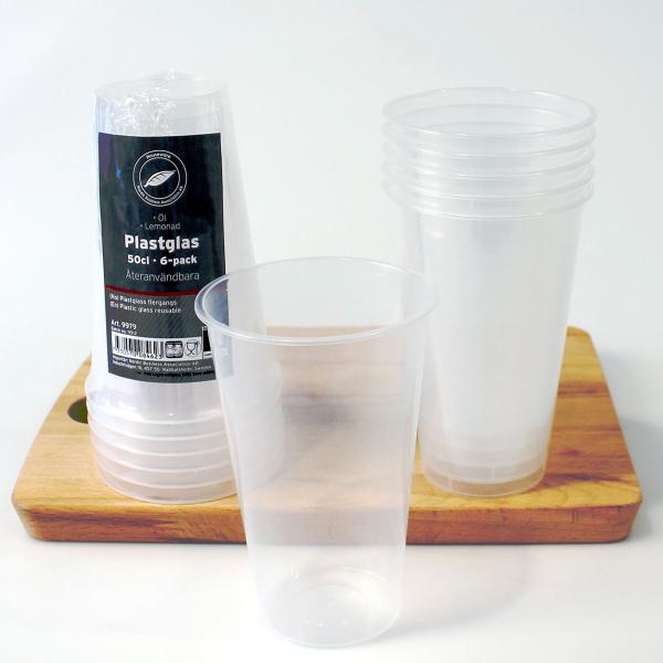 Muoviset Olutlasit 50 cl 6 kpl