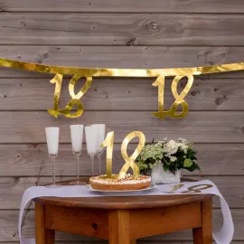 18 v Köynnös Metallic Kulta