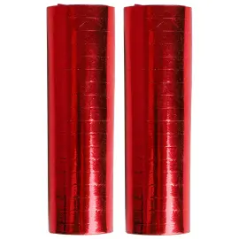 Serpentiinit Metallic Punainen 2-kpl