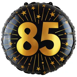 Folioilmapallo Tähdillä ja Numerolla 85