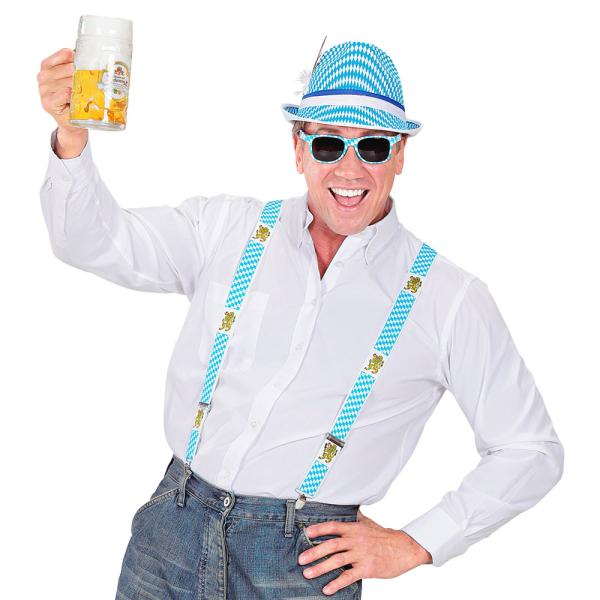 Oktoberfest Henkselit Sininen/Valkoinen