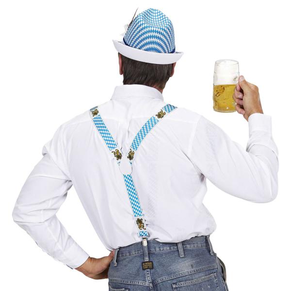 Oktoberfest Henkselit Sininen/Valkoinen