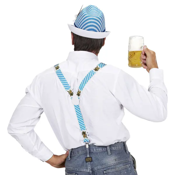 Oktoberfest Henkselit Sininen/Valkoinen
