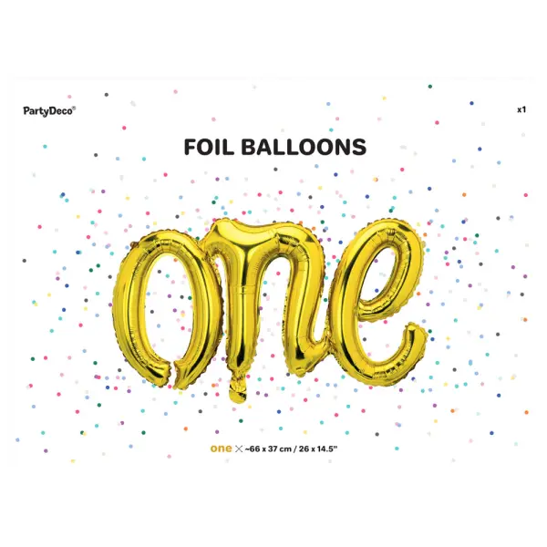 Folioilmapallo One Kulta