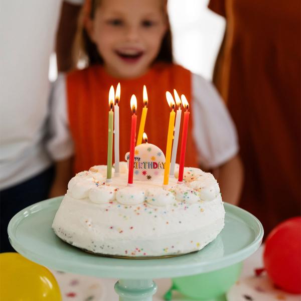 Happy Birthday Kakkukynttilät Tähdet 11 kpl