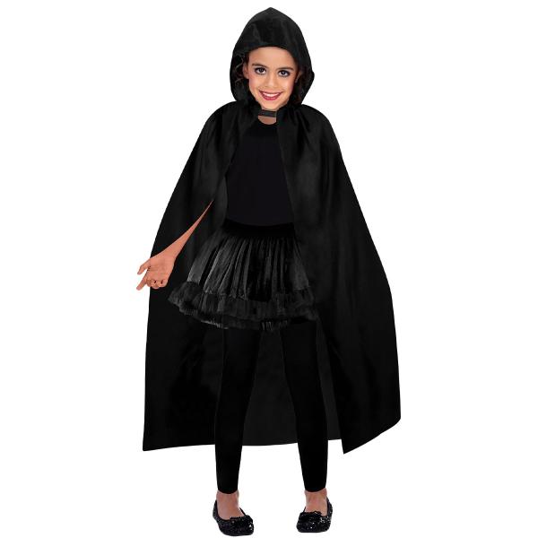 Musta Hupullinen Viitta Lapsille