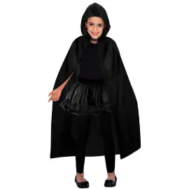 Musta Hupullinen Viitta Lapsille