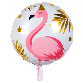 Folioilmapallo Juhlahattupäinen Flamingo
