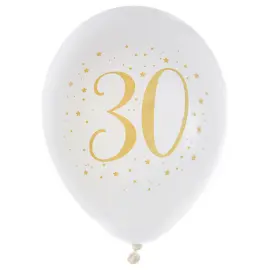 30 v Ilmapallot Tähtikuvioiset