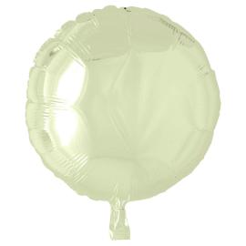 Folioilmapallo Pyöreä Pearl Ivory