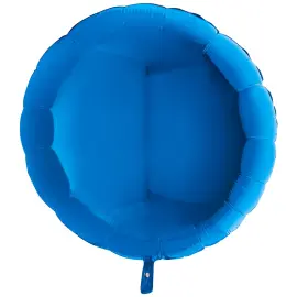 Folioilmapallo Pyöreä Sininen XL