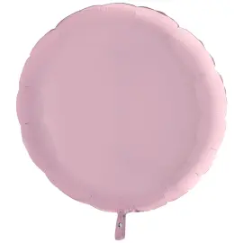 Folioilmapallo Pyöreä Pastelliroosa