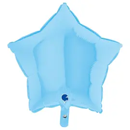 Folioilmapallo Tähti Pastellisininen Matta