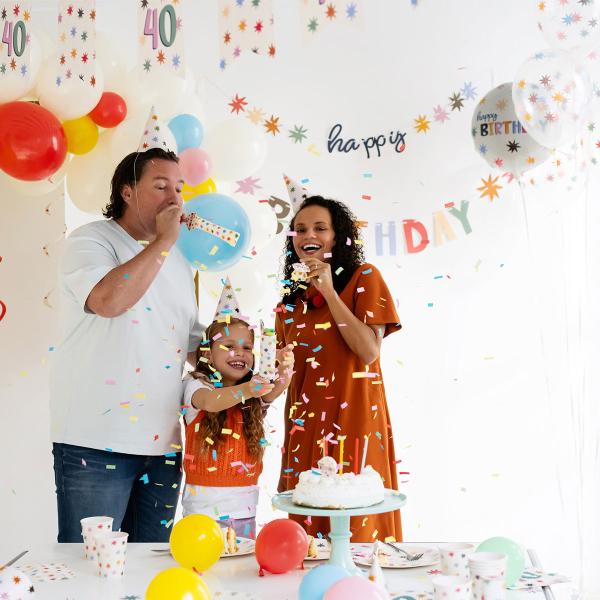 Happy Birthday Kakkukynttilät Tähdet 11 kpl