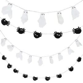 Halloween-hahmojen Viirinauha