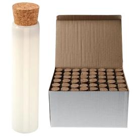 Pullot Korkilla Valkoinen 10 cm 48 kpl