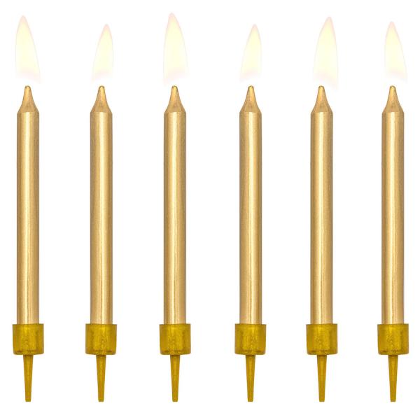 Kakkukynttilä Kulta Metallic