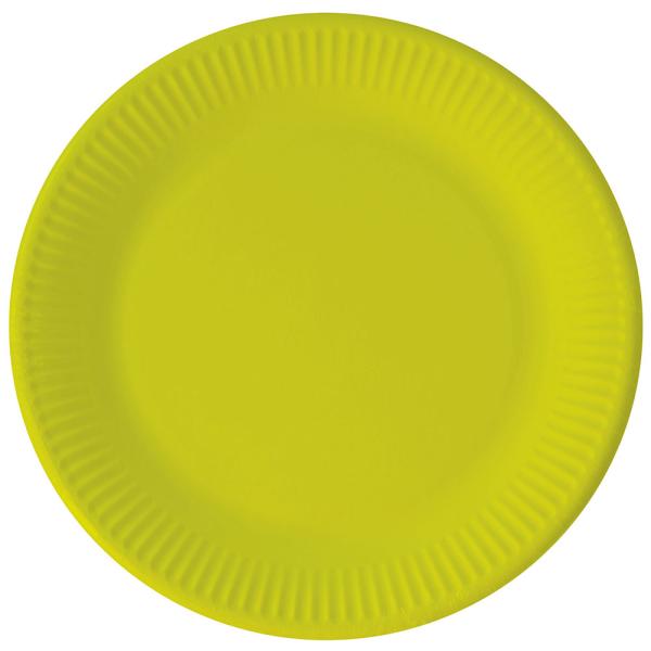 Vaaleanvihreät Pahvilautaset Solid Color