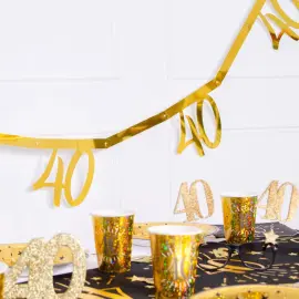 40 v Köynnös Metallic Kulta