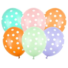 Pilkulliset Lateksi-ilmapallot Valikoima Pastelli 50-pakkaus
