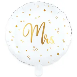 Pyöreä Folioilmapallo Mrs