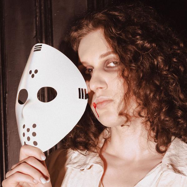 Irisoiva Valkoinen Jääkiekkonaamio