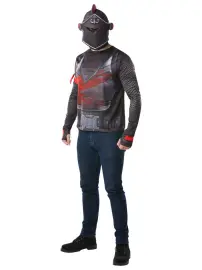 Fortnite Musta Knight Paita ja Myssy Medium