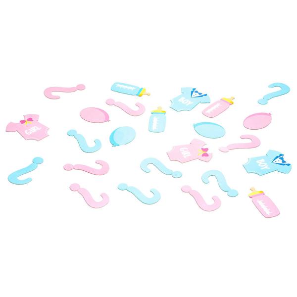 Konfetti Gender Reveal 24 kpl